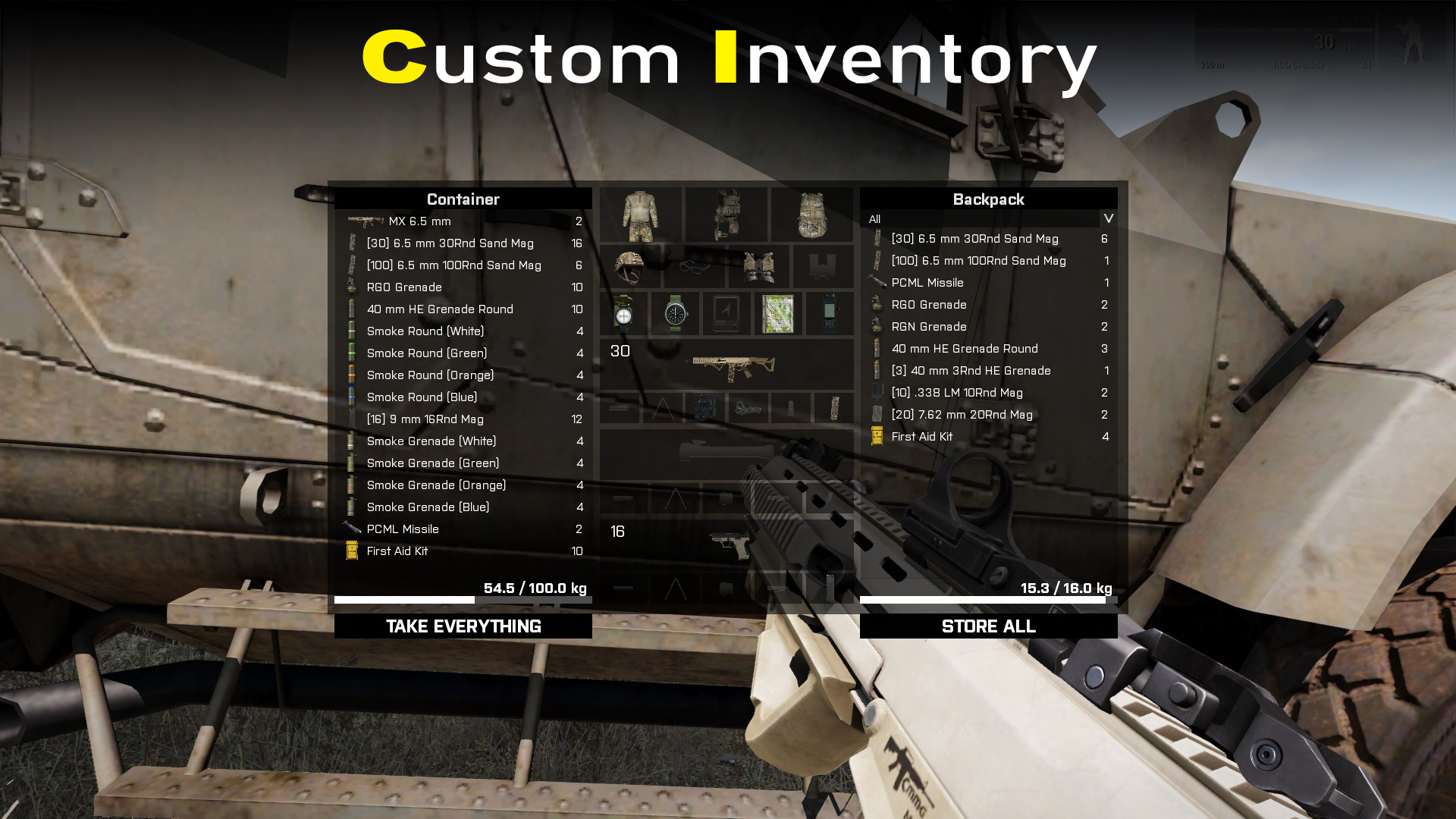 Custom Inventory