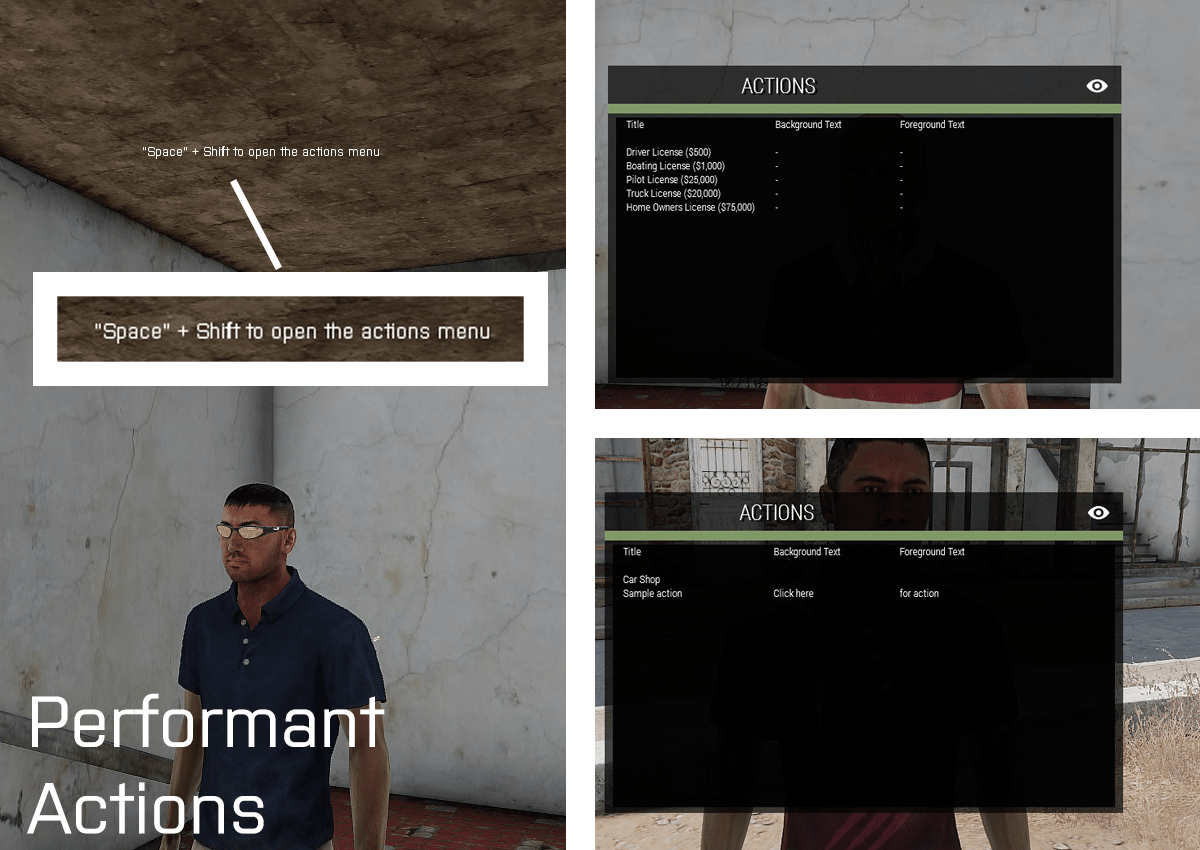 Performant Actions