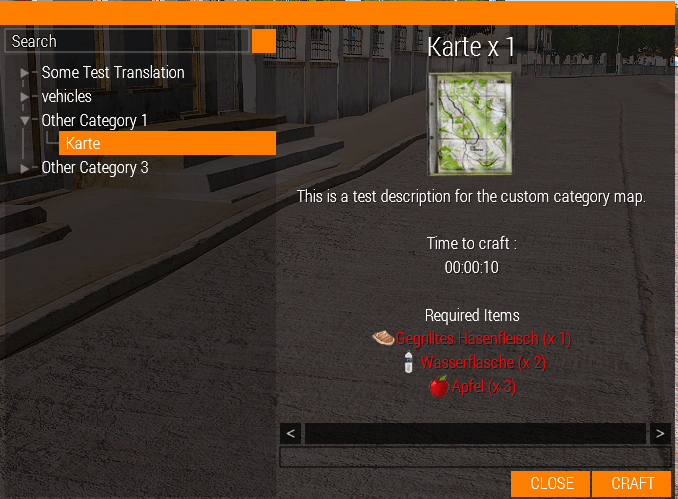 Crafting System