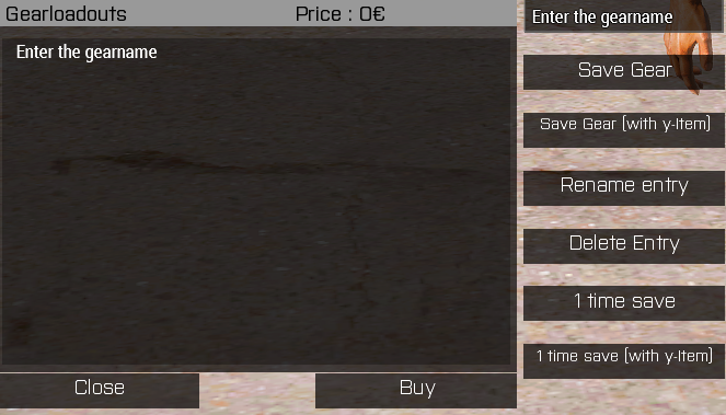 Gearloadouts System